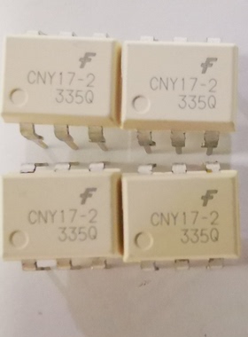 全新原装仙童CNY17F-2 白色光耦 直插 DIP-6 光电藕合器 现货