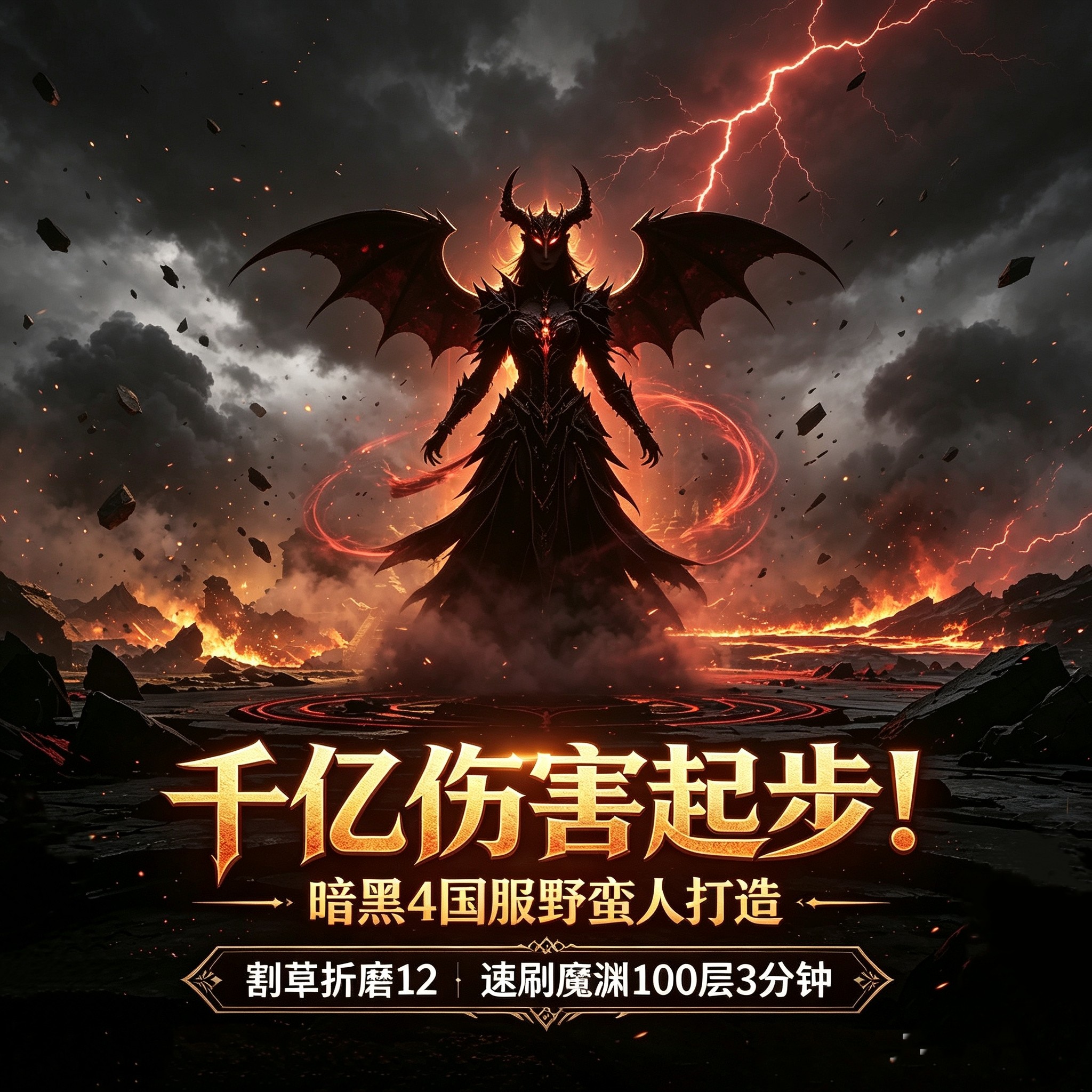 暗黑破坏神4全职业代肝纯手工图片