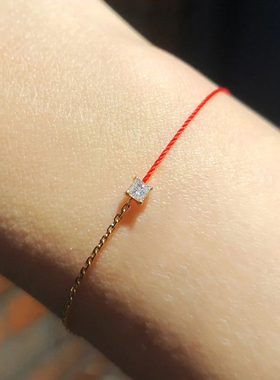 法国转运小红绳手链本命年礼物