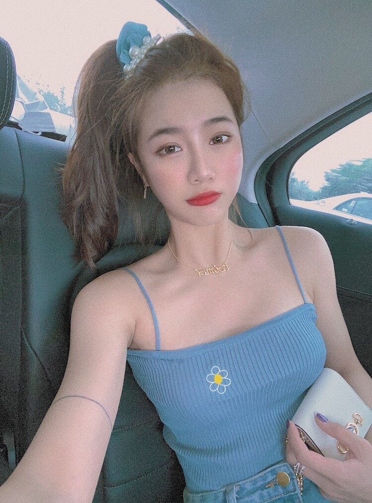 洁儿林夏天就要穿吊带泫雅吊花太阳花背心可爱弹力多色内搭夏多色
