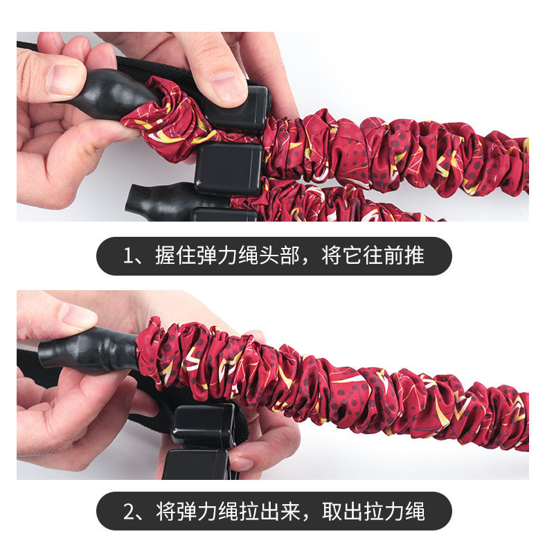 男女训练胸肌臂力腿部阻力带辅助用品扩胸器多用途调节拉力器