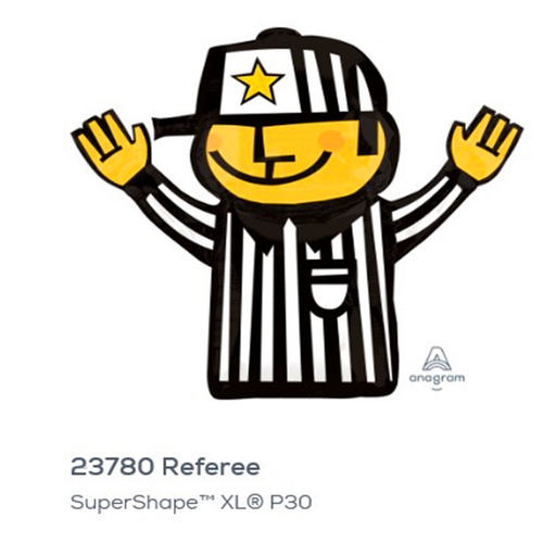 美国anagram学校运动会铝箔气球 裁判员Referee 铝膜气球布置用品