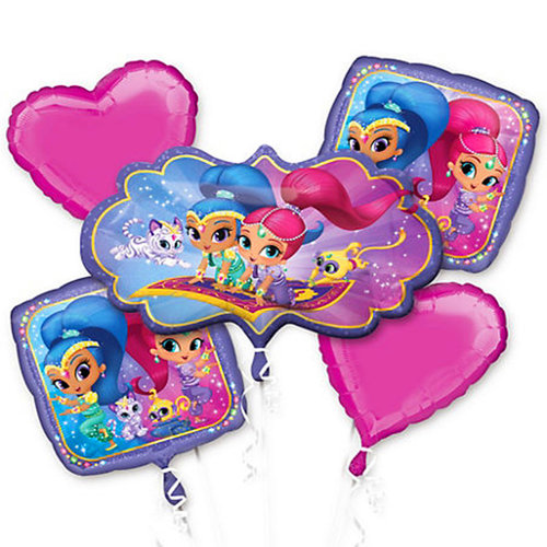 美国anagram铝膜气球Shimmer and Shine 愿望精灵小姐妹铝箔气球