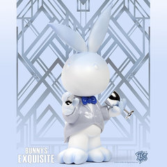 ZCWO正版渐变蓝兔子潮玩手办客厅卧室玩具摆件女生男生公仔网红兔