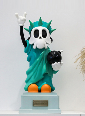 ZCWO愚者乐园 自由死神雕像亡灵骷髅大手办摆件男生正版潮玩景品