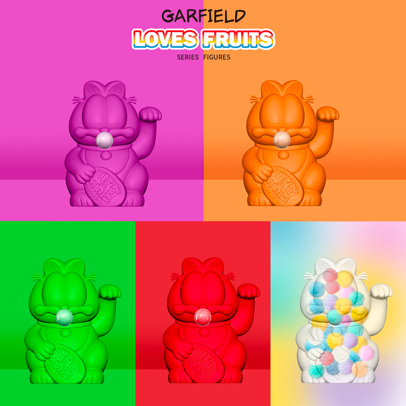 ZCWO水果加菲猫盲盒手办