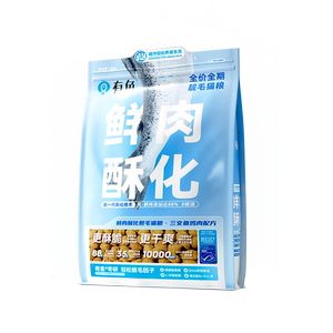有鱼鲜肉酥化全价靓毛猫粮6kg