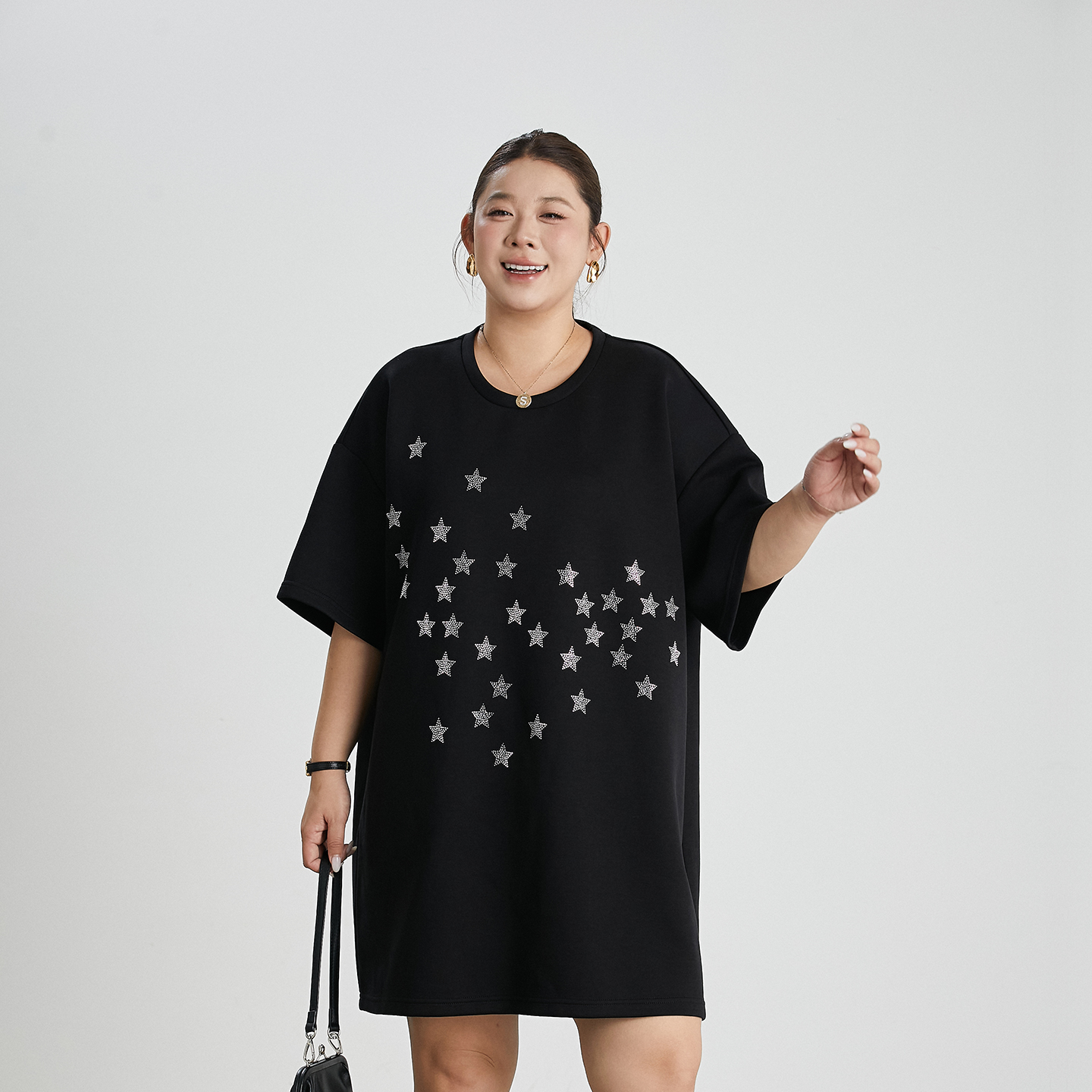 轻奢大码女装T恤宽松显瘦百搭