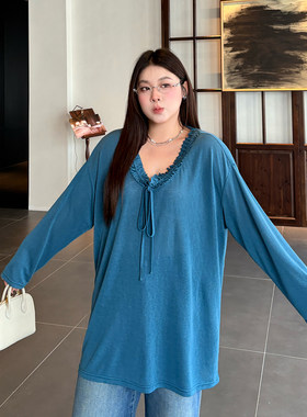 大码女装T恤宽松显瘦百搭
