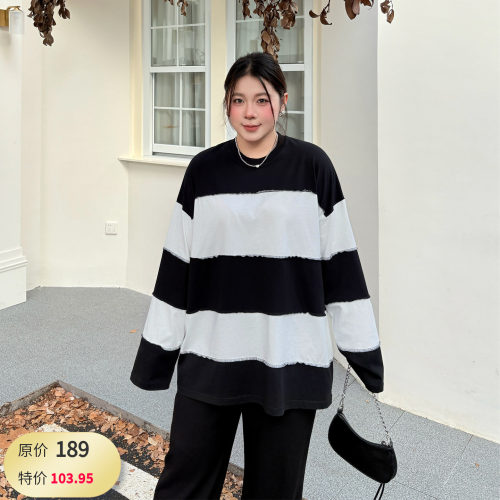 大码女装T恤宽松显瘦百搭