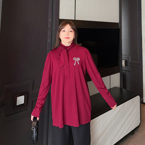 大码女装宽松显瘦百搭T恤