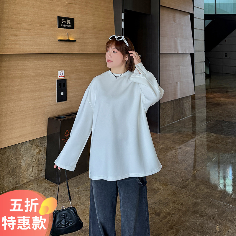 大码女装T恤宽松显瘦百搭