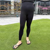 胖mm高腰鱼骨收腹芭芘打底裤 大码 外穿夏季 2025新款 女装 瑜伽鲨鱼裤