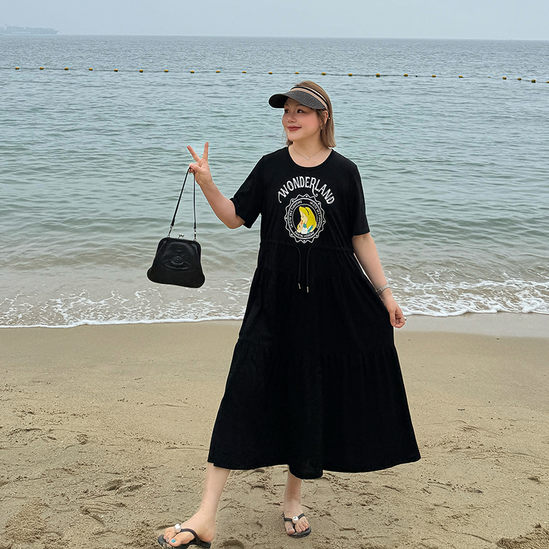 大码女装连衣裙宽松显瘦