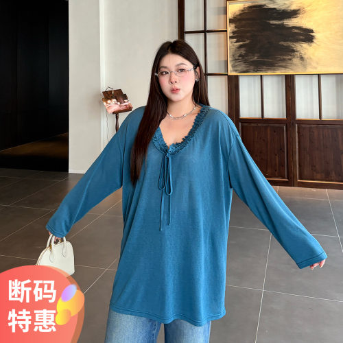 大码女装T恤宽松显瘦百搭