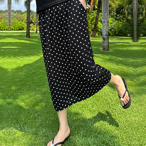 大码女装胖mm半身裙宽松垂感