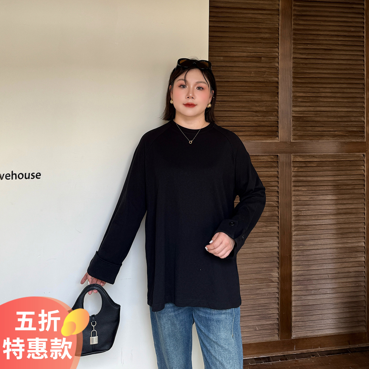 大码女装T恤宽松显瘦百搭