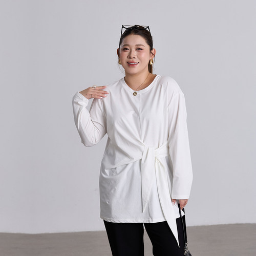 大码女装T恤宽松显瘦百搭