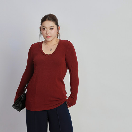 大码女装打底衫宽松显瘦百搭