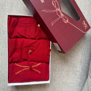 安哥拉大红色喜庆大码内裤女150-220斤胖mm含桑蚕丝底档柔软舒适