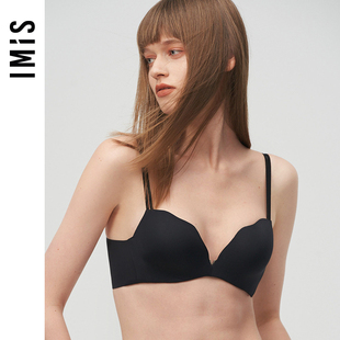 爱美丽IMIS商场内衣无钢托光面聚拢净痕U型杯加厚文胸IM17BJB1