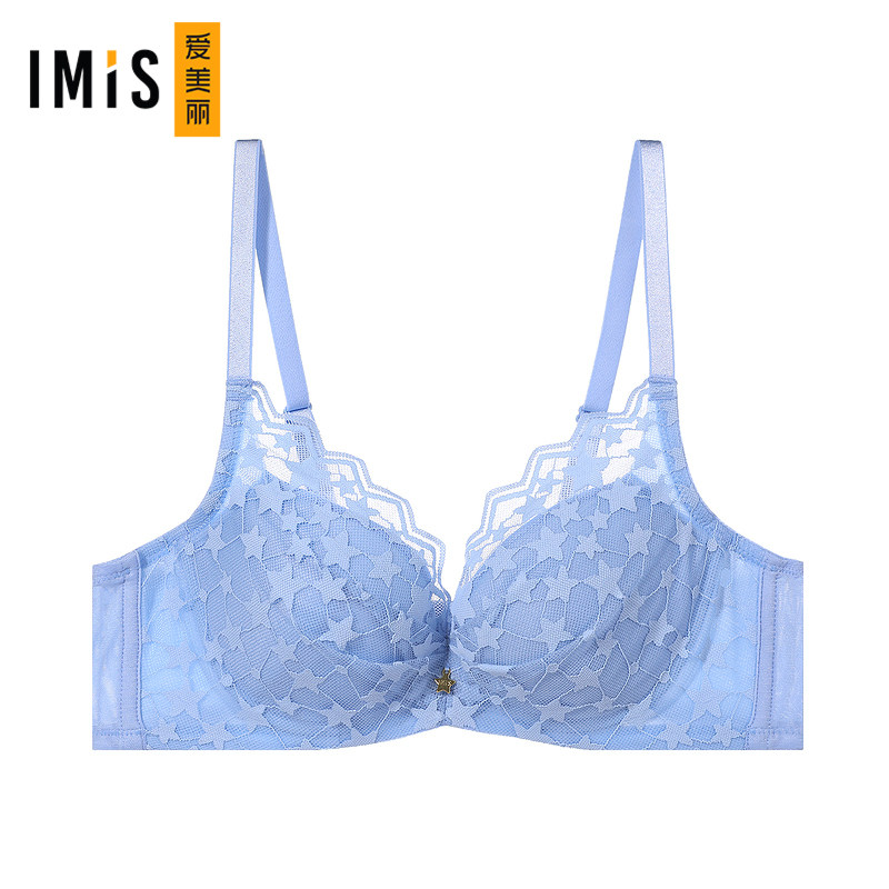 爱美丽内衣女夏季薄款性感蕾丝收副乳大胸显小少女文胸罩IM12BDW1