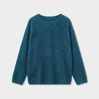 Acme Ground Brushed Wool Sweater Women's Fashion Simple Autumn/Winter New Brushed Seamless one-piece sweater 11515 thumbnail 3