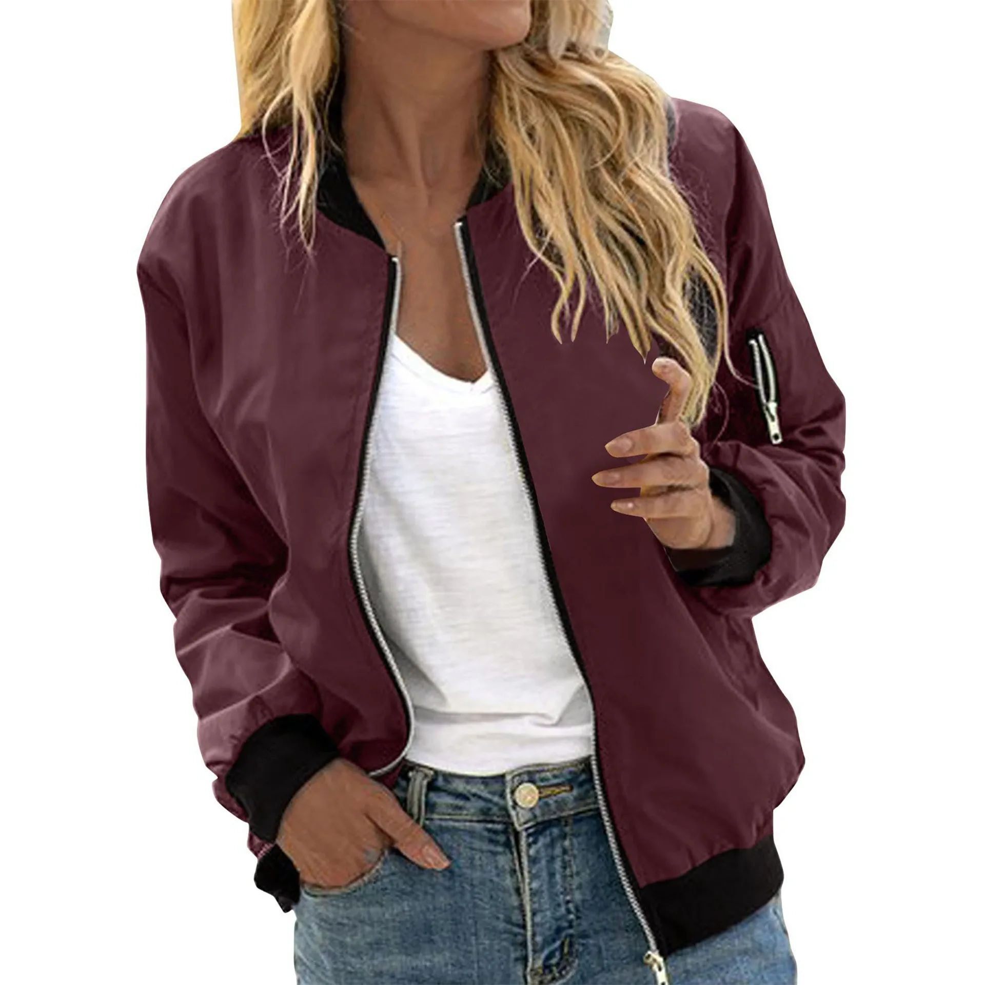 Europe and the United States casual coat women's 2024 spring