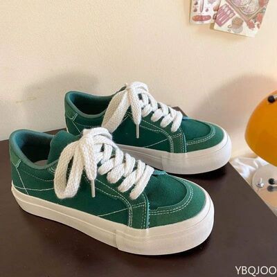 Canvas shoes for women flat bottomed casual personalized sui