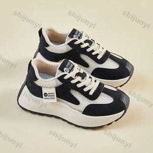 Woman Vulcanize Shoes 2025 Spring Summer New Lace-up Chunky