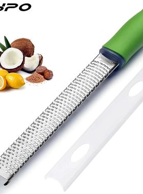 Cheese Grater & Lemon Zester with Protect Cover - Stainless
