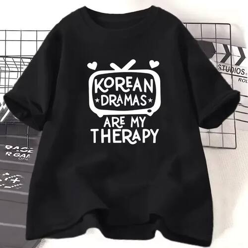 K-Drama T-shirt Women's Korean Drama T-shirt Short Sleeve T-