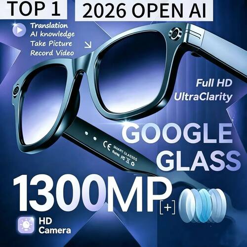 TOP 1 for Meta AI Smart Glasses 13MP Camera Video Recording