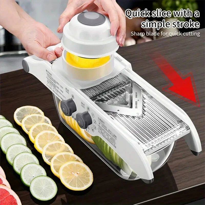 Lemon Slicer Adjustable Vegetable Food Cutter Slicing Machin