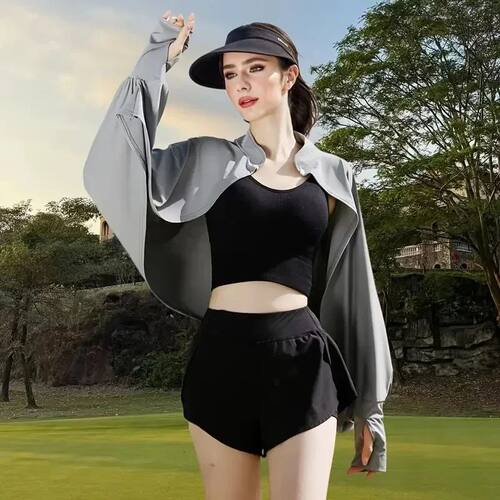 Women's Summer Sun Protection Shawl UV-Protective Cape Breat