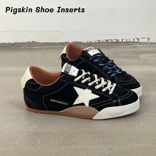 Genuine Leather Inner Higher Retro Star Rubbed Doing Old Dir