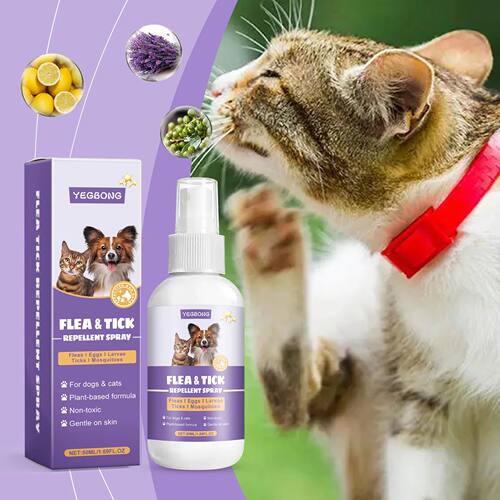 Yegbong Pet Outdoor Insect Repellent Spray: Mild Formula, Re