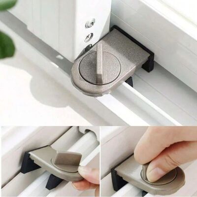 Window Safety Lock Aluminum Alloy Sliding Lock Sliding Door