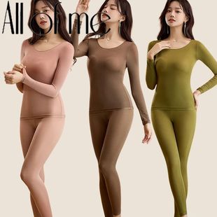 Women's Thermal Underwear Winter Clothes Seamless Thick Doub