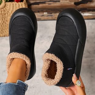 Winter Women's Plus Velvet Shoes Female Casual Warm Non-Slip