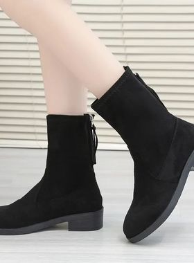 Autumn Winter 2024 New Couple Shoes Women Thick-Soled Casual