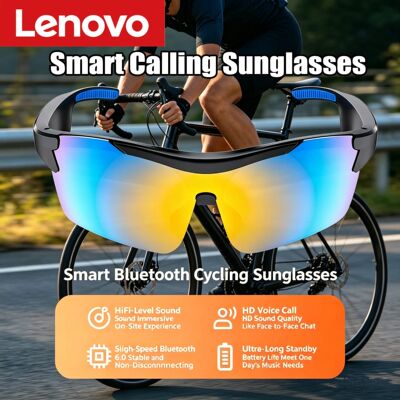 Lenovo AI-Powered Translation Bluetooth Glasses Bluetooth 5.