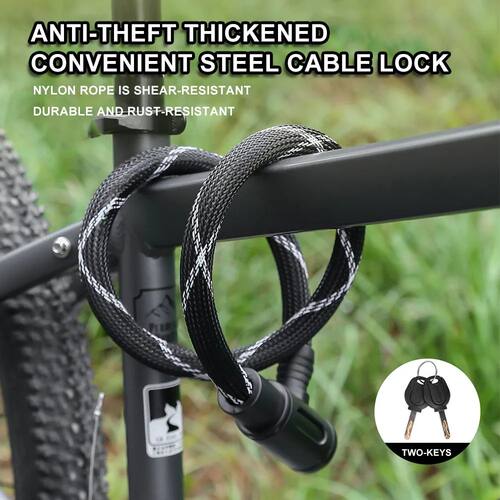 Thickened Anti-Theft Portable Lock For Mountain Road Bicycle