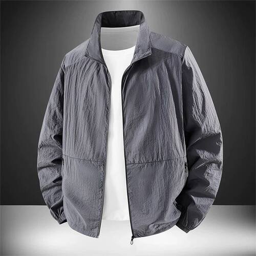 Outdoor Men's Ultra-thin Quick Dry Jacket Summer Korean Vers