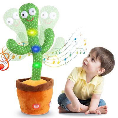 Kids Dancing Talking Cactus Toys Singing Mimicking Recording