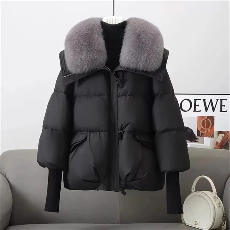 Women's Winter Parka Coat 2025 Casual Korean Version Lady Ou