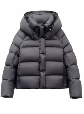2025 New Women Cotton Padded Jacket Winter Short Hooded Loos