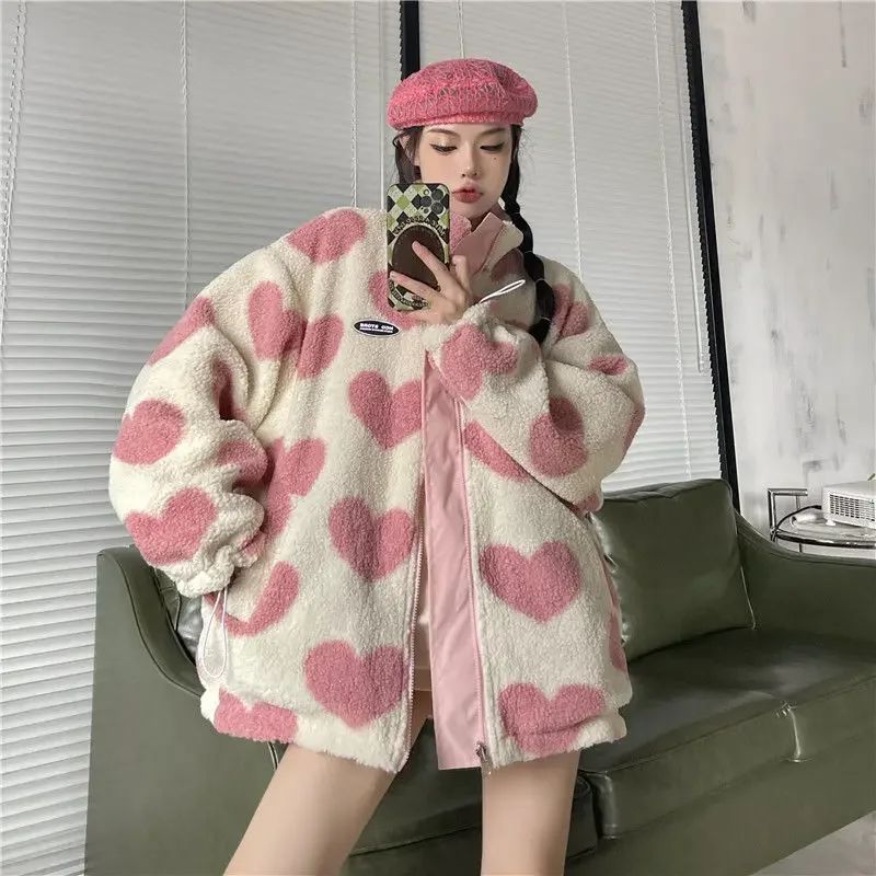 Autumn/Winter Couple's Stand Collar Cotton Coat Two-Sided We