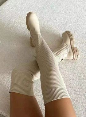 Autumn and Winter Fashion New Sexy Breathable Round Toe Soli