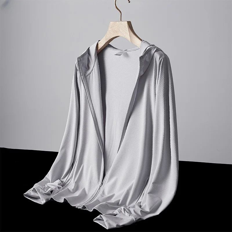 Summer Outdoor Upf50 Sun Protection Jacket For Men 2025 New图片